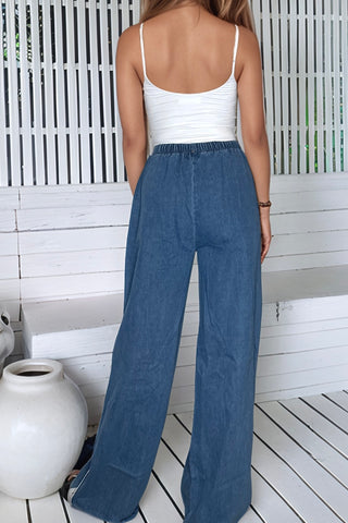 Denim Star Racer Pants - By Frankie Bottoms BY FRANKIE