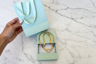 I Heart You Necklace - 18K Gold Plated Accessories Sage Collective