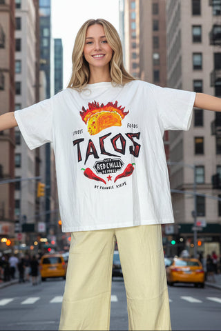 Taco Anyone Tee - By Frankie Tops By Frankie