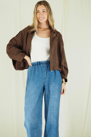 Mylee Chocolate Brown Jacket Jacket Here Come The Sun