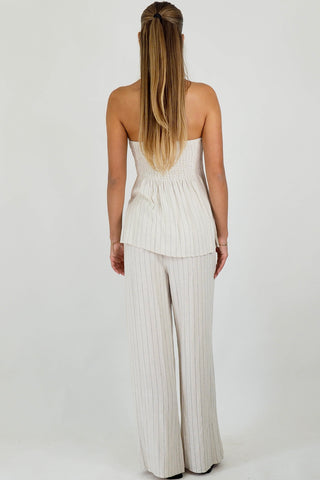 Emily Oatmeal Pinstripe Set - By Frankie sets By Frankie