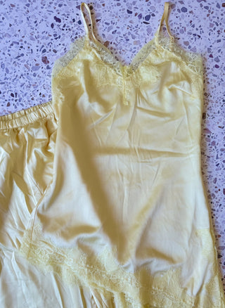 Kylie Yellow Gold Lace Asymmetrical Set - By Frankie Sets By Frankie