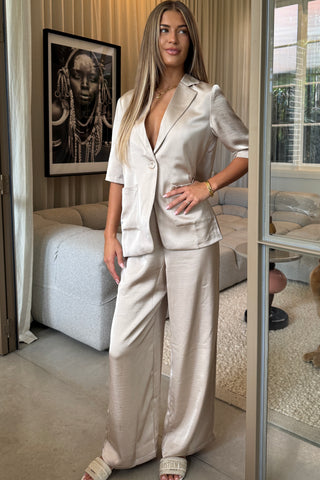 Stala Stone Satin Jacket Jacket Here Come The Sun