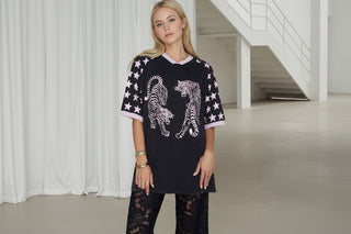 Twin Tigers Tee - By Frankie Tops By Frankie