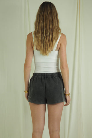 Retro Billy Washed Track Shorts - Bottoms Sage Collective