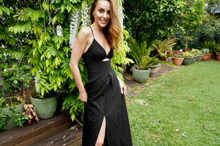 Emma Midi Dress - Black Dresses Thanne