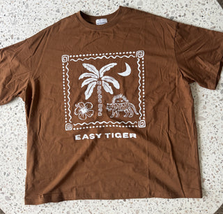 Tigers and Palms Tee - By Frankie Tops By Frankie