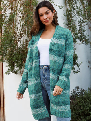 Zena Cardi - Green Outerwear Sage Collective   