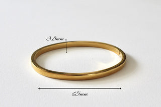 Philadelphia Classic Hoop 18K Gold Bracelet jewellery Sage Collective