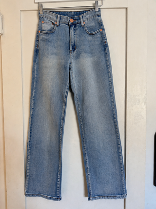 Kayla Straight Denim Jeans - Light Washed Blue Bottoms Country Denim