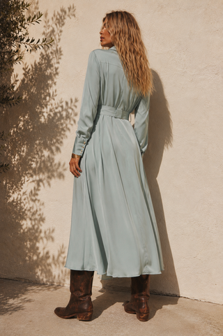 Renee Long Dress - Blue haze Dresses Sage Collective