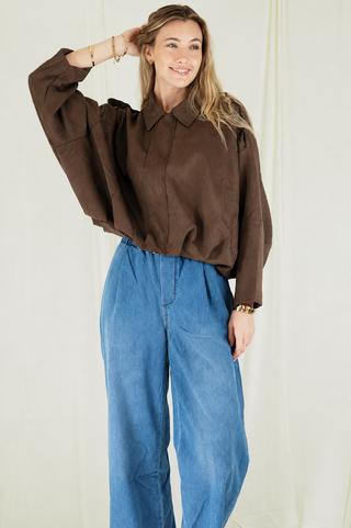 Mylee Chocolate Brown Jacket Jacket Here Come The Sun