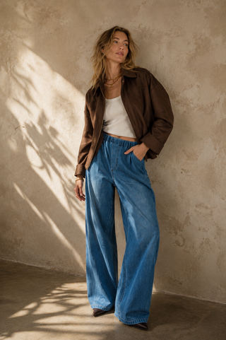 Mylee Chocolate Brown Jacket Jacket Here Come The Sun
