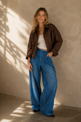Mylee Chocolate Brown Jacket Jacket Here Come The Sun