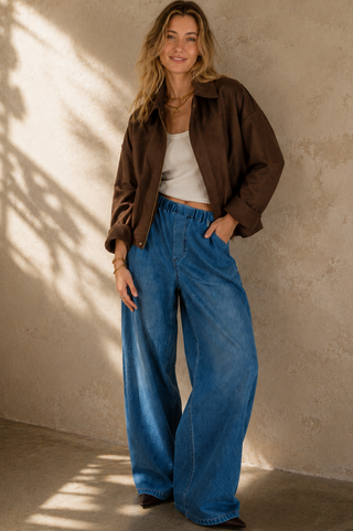 Mylee Chocolate Brown Jacket Jacket Here Come The Sun