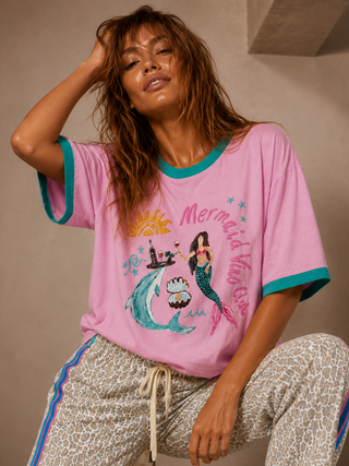 Pink Mermaid Tee - By Frankie Tops By Frankie