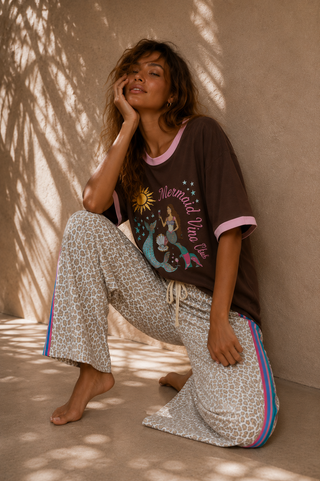 Brown Mermaid Tee - By Frankie Tops By Frankie