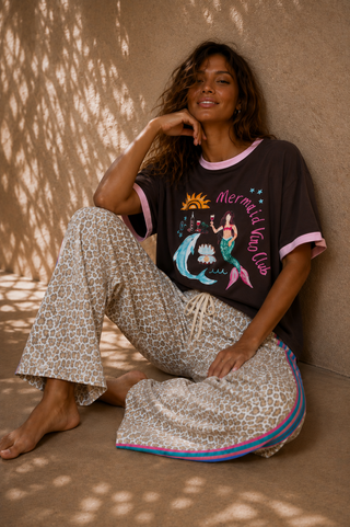 Brown Mermaid Tee - By Frankie Tops By Frankie