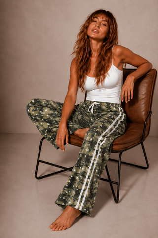 Star Camo Racer Denim Pants - By Frankie Bottoms BY FRANKIE