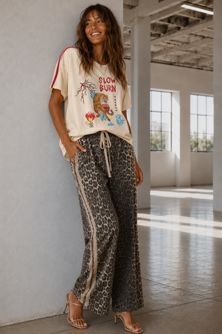 Crouching Tiger Tee Cream - By Frankie