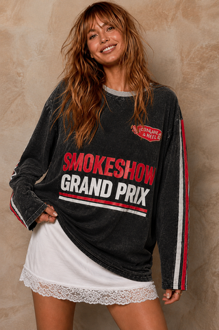 Grand Prix Long Sleeve Top - By Frankie TOPS By Frankie
