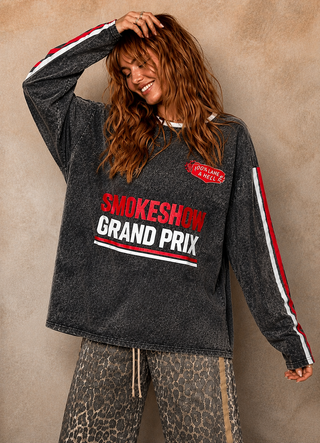 Grand Prix Long Sleeve Top - By Frankie TOPS By Frankie