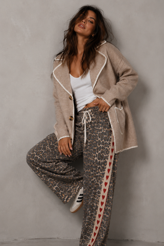 Isla Cardigan/Jacket - Beige Outerwear Isabella Boho