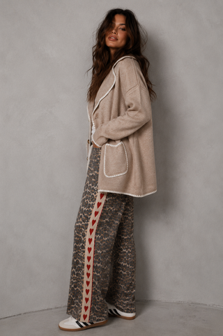 Isla Cardigan/Jacket - Beige Outerwear Isabella Boho