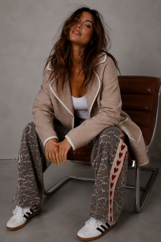 Isla Cardigan/Jacket - Beige Outerwear Isabella Boho