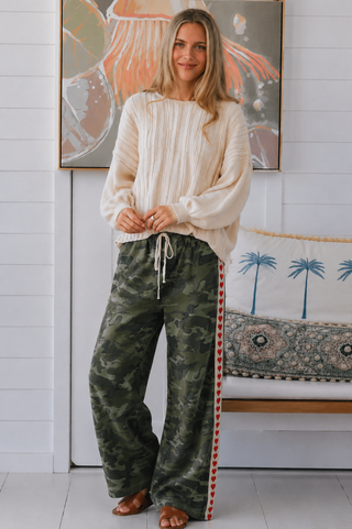 Francesca Jumper - Beige Tops Isabella Boho