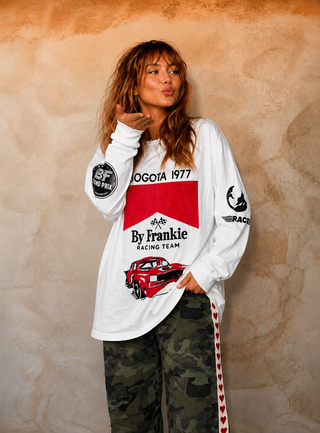 Race Team Long Sleeve Top - By Frankie TOPS By Frankie