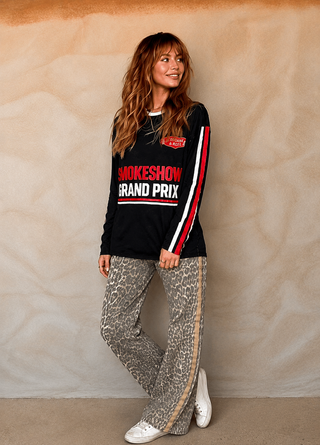 Grand Prix Long Sleeve Top - By Frankie TOPS By Frankie