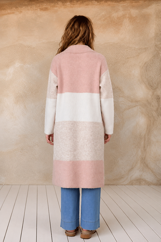 Carmen Cardigan/Jacket - Pink/White Outerwear HQ