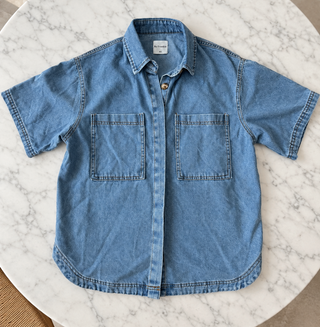 Zali Light Denim Shirt - By Frankie TOPS By Frankie