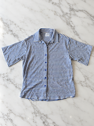 Blue/Grey Stripe Shirt Set - By Frankie Sets By Frankie