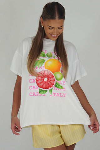 Grapefruit & Oranges Tee - By Frankie Tops By Frankie