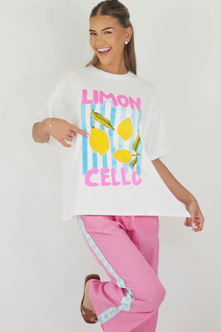 Limon Cello Tee - By Frankie Tops By Frankie