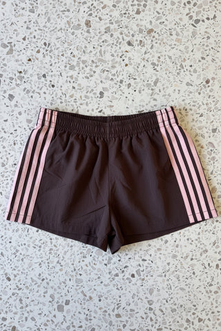 Retro Billy Track Shorts - Brown/Pink Bottoms Sage Collective