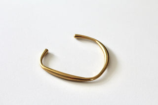 Half Moon Cuff 18K Gold Bracelet jewellery Sage Collective