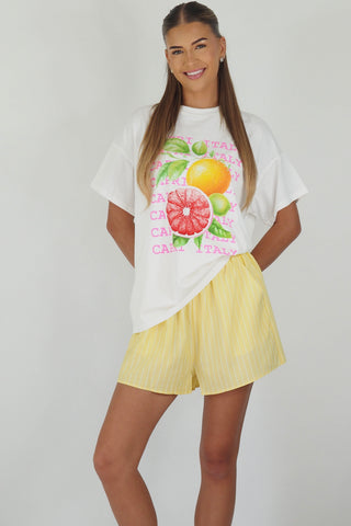 Grapefruit & Oranges Tee - By Frankie Tops By Frankie