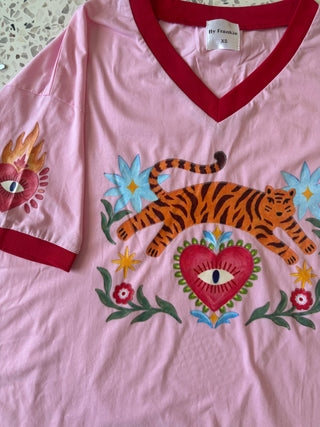 Sacred Hearts Tee - By Frankie Tops By Frankie