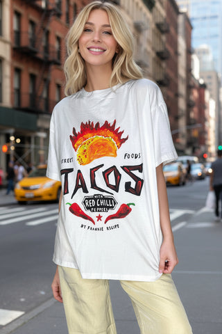 Taco Anyone Tee - By Frankie Tops By Frankie