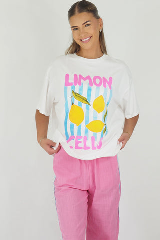 Limon Cello Tee - By Frankie Tops By Frankie