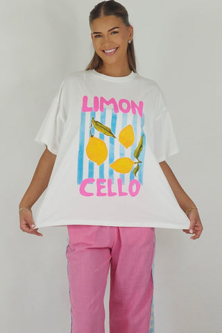 Limon Cello Tee - By Frankie Tops By Frankie