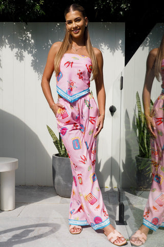 Soleil Pink Bandana Set - By Frankie Sets By Frankie