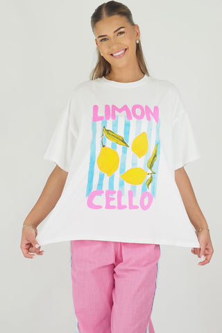 Limon Cello Tee - By Frankie Tops By Frankie