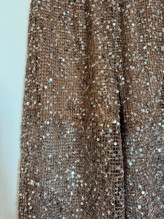 Sequins Mesh Pants