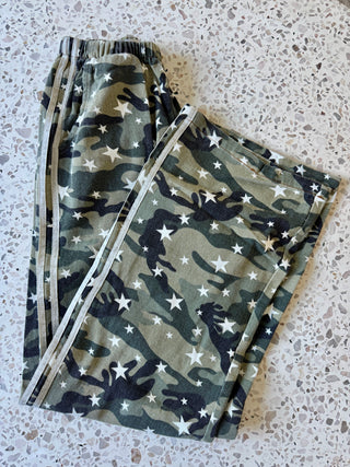 Star Camo Racer Denim Pants - By Frankie Bottoms BY FRANKIE