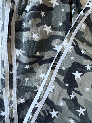 Star Camo Racer Denim Pants - By Frankie Bottoms BY FRANKIE