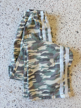 Rainforest Camo Racer Pants - By Frankie Bottoms BY FRANKIE